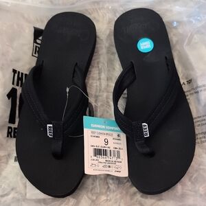 Reef Cushion Breeze Black Sandals